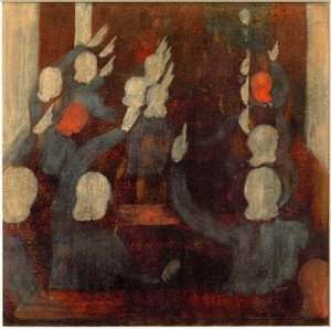عقد اليدين (الأجوبة). رسم بواسطة أوتو ماير أمدن