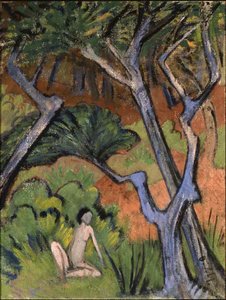 المناظر الطبيعية للغابات عارية ، 1924.