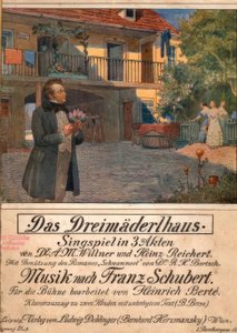 Berte ، Dreimäderlhaus - Note print 1916