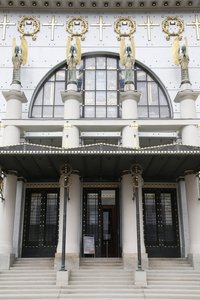 كنيسة Am Steinhof (كنيسة Leopld) التي صممها Otto Wagner ، فيينا ، النمسا (صورة) بواسطة أوتو واجنر