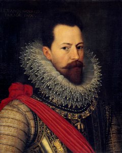 صورة للكوندوتيير ألكسندر (أليساندرو) فارنيزي ، دوق بارما ، حاكم هولندا (1545-1592) لوحة لأوكتافيوس فان فين (أو فينيوس أو فينيوس) (1556-1629) 1585 حوالي الشمس. 0.58 X 0.48 م بروكسل، متحف الفنون الجميلة الملكية بواسطة أوتو فان فين
