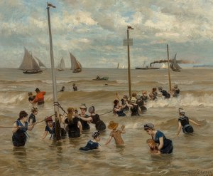 حمام في البحر. 1876