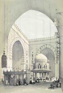 منظر داخلي لمسجد السلطان حسن بالقاهرة بواسطة أوين جونز