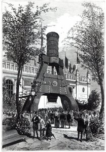 المعرض العالمي في باريس عام 1878: مطرقة Le Creusot Power في Champs-de-Mars ، 1878 بواسطة فرات