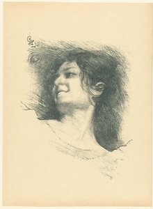 رئيسة مجموعة Laughing Woman Etude de femme L'Epreuve (عنوان المسلسل) بواسطة لوبريف
