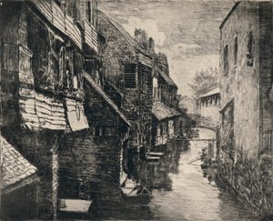 "The River Bievre at Gentilly" ، ١٩١٥ بواسطة بي روي