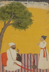 صورة لأمير ، جامو ، كشمير ، 1760 بواسطة مدرسة باهاري