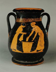 النساء اللاتي يغسلن ملابسهن ... بواسطة الرسام عموم