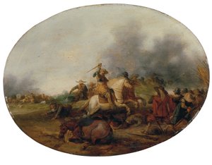 مناوشة سلاح الفرسان مع الحصان الساقط ، 1637