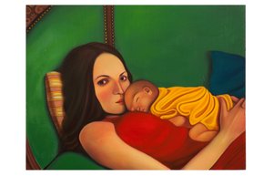 ميثولوجيكا رقم 10: أخيل، 2025 (زيت على لوح خشبي) بواسطة 