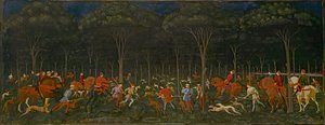 الصيد في الغابة ، c.1465-70