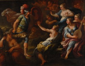 اكتشف أخيل من قبل Ulysses بين بنات Lycomedes في Skyros