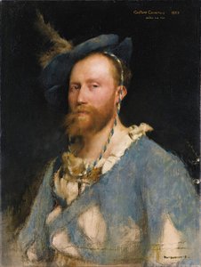 صورة للفنان غوستاف كورتوا 1852-1923 ، 1883. بواسطة باسكال أدولف جان داجنان بوفيريه