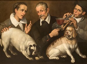 لاعب زوفولو ، 1585-1590. بواسطة باسيروتي