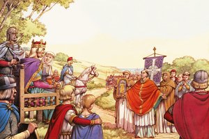 وصول القديس أوغسطينوس إلى إنجلترا