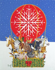 رحلة عيد الميلاد (زيت على قماش) بواسطة بات سكوت