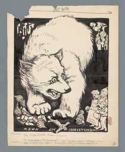الدب الروسي يدمر الكنائس The Unlicked Bear (العنوان على الكائن) بواسطة باتريك كرون