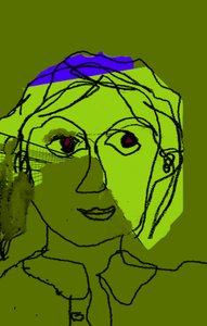 بنسييري، 2019 (رقمي، أكريليك) بواسطة باتريسيا لا بورتا