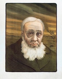 بورتريه بول كروجر (1825-1904) (نقش) بواسطة بول (بعد) بيرثون