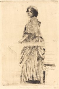 امرأة في كيب امرأة في كيب ، 1889. بواسطة بول ألبرت بيسنارد