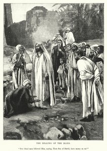 شفاء المكفوفين (نقش)
