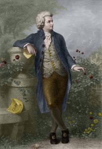 صورة لفولفغانغ أماديوس موزارت (1756-1791) في سالزبورغ. نقش بول بارفوس (1823-1895). بواسطة بول بارفوس