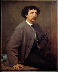 صورة تشارلز غارنييه ، المهندس المعماري الفرنسي (1825 - 1898). لوحة بول بودري (1828-1885)