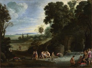 ديانا وكاليستو ، 1620s بواسطة بول بريل