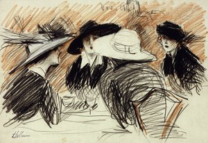 Vos Chapeux: سيدات في فندق ريتز ، نيويورك ، 1913