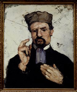 صورة للعم دومينيك في لوحة المحامي بقلم بول سيزان (1839-1906) 1866 صن. 0،65x0،54 م باريس ، متحف دورسيه بواسطة بول سيزان