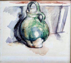 The Green Jug Watercolor ومنجم الرصاص بواسطة Paul Cezanne (1839-1906) 1885 باريس ، متحف اللوفر بواسطة بول سيزان