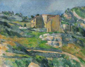 منازل في بروفانس: وادي Riaux بالقرب من L&39;Estaque ، c.1833 بواسطة بول سيزان