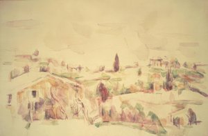 المناظر الطبيعية البروفنسالية بواسطة بول سيزان