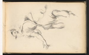 دراسة الشكل الاستعاري لفرنسا في تبادل روبنز بين الأميرات ، 18821885. بواسطة بول سيزان