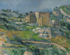 وادي Riaux بالقرب من L&39;Estaque بواسطة بول سيزان