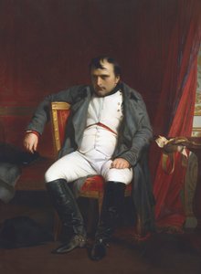 نابليون في فونتينبلو خلال التنازل الأول - 31 مارس 1814 ، 1845 بواسطة بول ديلاروش