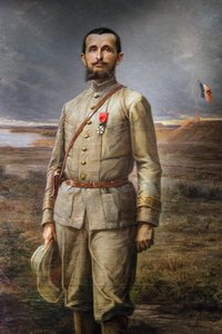 تفاصيل لوحة "" Le Commandant Marchand "" (جان بابتيست - جان بابتيست مارشان