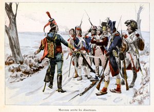 مارسو أرتي ديس هاجرون: فرانسوا-سيفيرين ديجرافير مارسو (1769-1796) يحتجز جنود الجيش الجمهوري في فيندي (85) - رسم لإيميل بوتيني (1853-1929) في "Hoche-Marceau-Desaix" بقلم ثيودور كاهو ( 1854-1928) - العقيد الخاص بواسطة بول إميل بوتيني