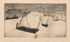 ستة حفر: Tréport ، 1895. بواسطة بول جاشت