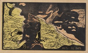 Auti The Pape Women at the River from the Noah Noah Series، 1893-1894 بواسطة بول غوغان