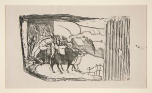 Le Calvaire Breton [ضريح Wayside في بريتاني] بواسطة بول غوغان