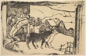 لو كالفاري بريتون ، 1898-99. بواسطة بول غوغان