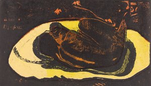 ماناو توبابو تطاردها روح ، 1894 - 1895. بواسطة بول غوغان