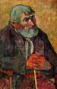 صورة لرجل عجوز بعصا ، 1889-1890 1939. بواسطة بول غوغان