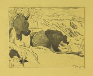 نساء غسالة ، 1889 بواسطة بول غوغان