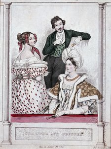 نزل مع bouffles ، v 1835 - بواسطة Gavarni بواسطة بول جافارني