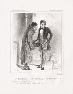 بريفيرنيس الباريسية: آه! Monsieu Radiguet ، 1847. بواسطة بول جافارني