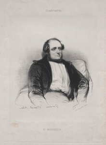 هنري بونافنتشر مونير ، 1840. بواسطة بول جافارني