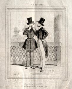 حياة شاب ، 1842. بواسطة بول جافارني