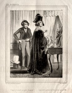 الممثلات: لقد طلبت قبعة صغيرة! ، 1843. بواسطة بول جافارني